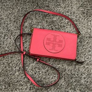 Tory Burch Perforated Logo Crossbody